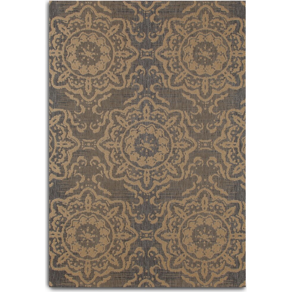 june gray outdoor area rug   