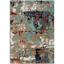 junie blue area rug  x    