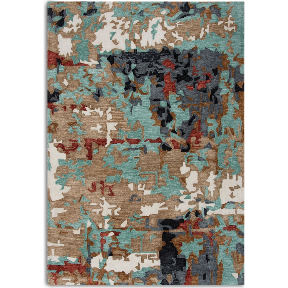 junie blue area rug  x    