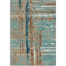 junie blue outdoor area rug   