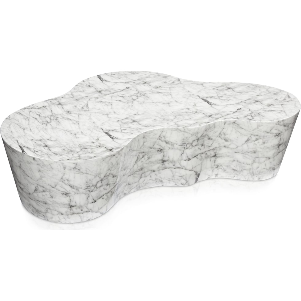 juno white coffee table   