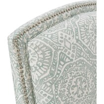kacey blue manual recliner   