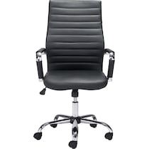 kaden black desk chair   