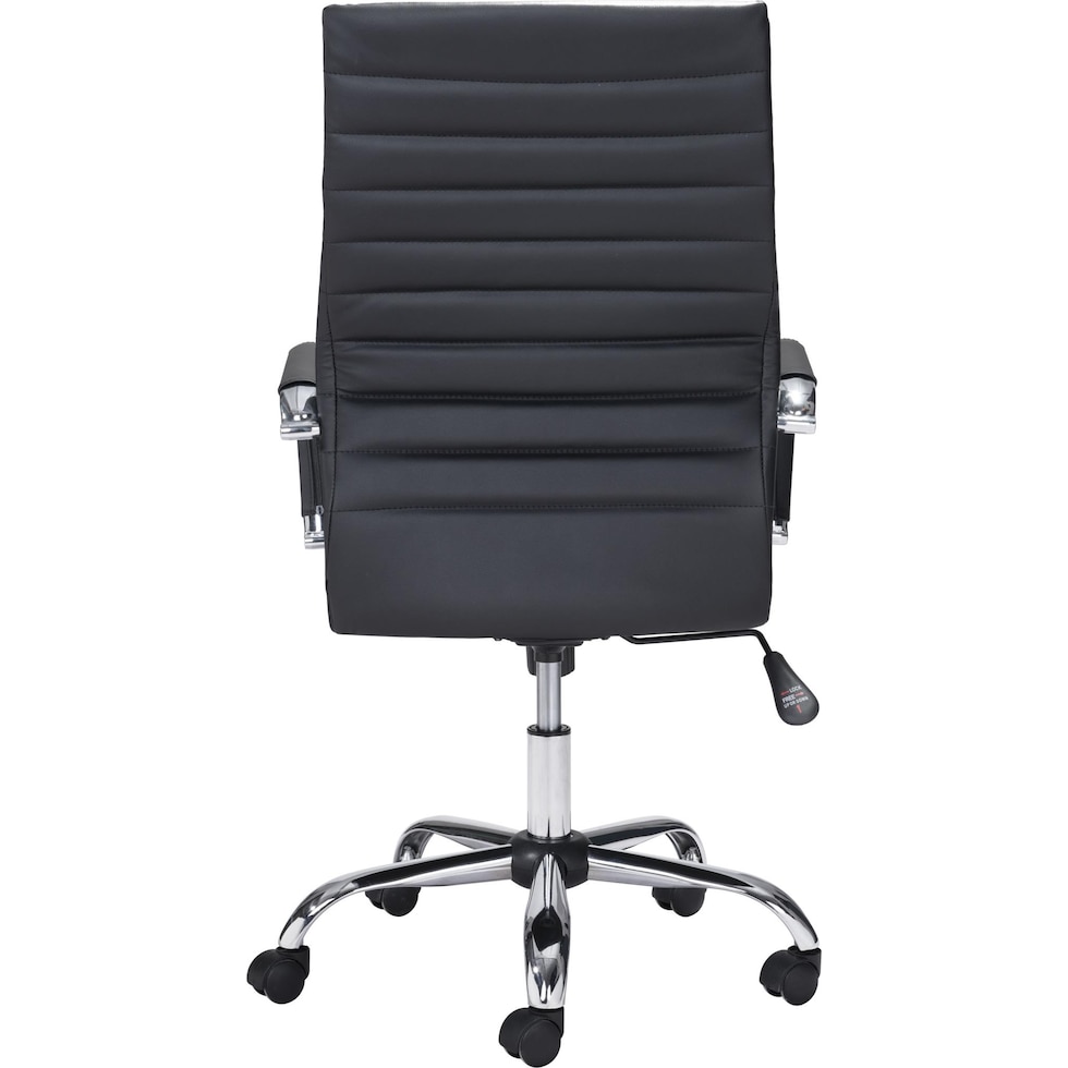 kaden black desk chair   