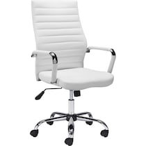 kaden white desk chair   