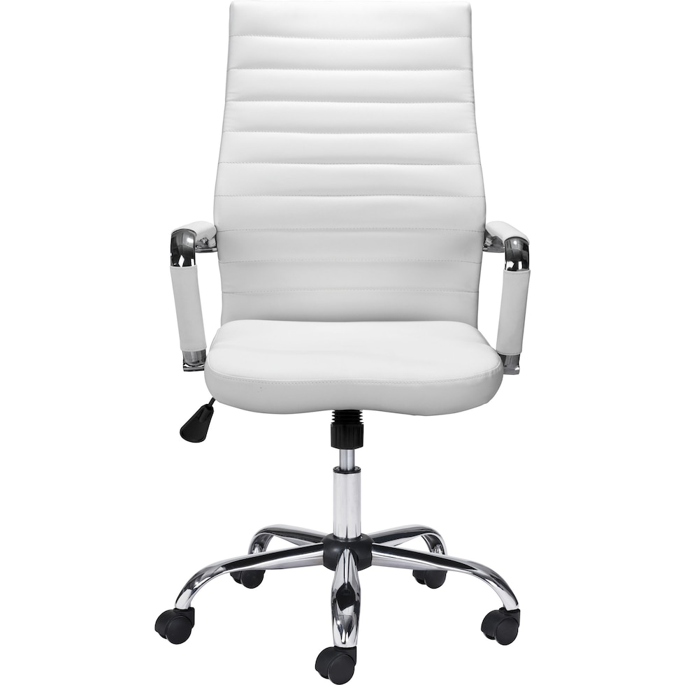 kaden white desk chair   