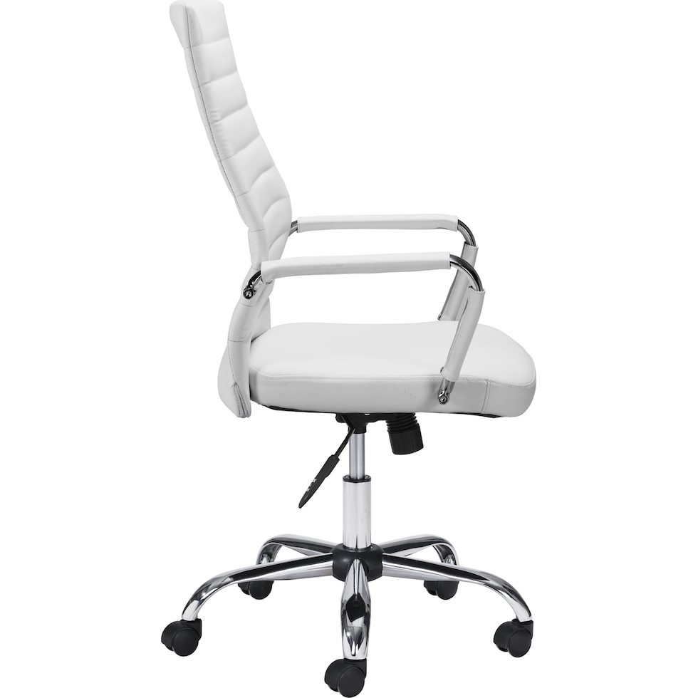 kaden white desk chair   