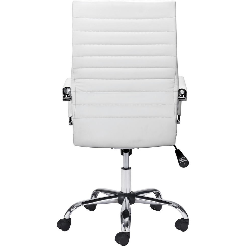 kaden white desk chair   