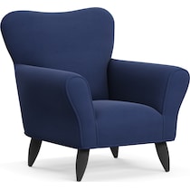 kady blue accent chair   
