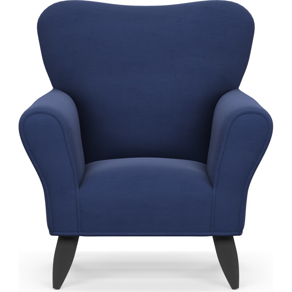 kady blue accent chair   