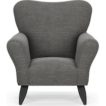 kady gray accent chair   