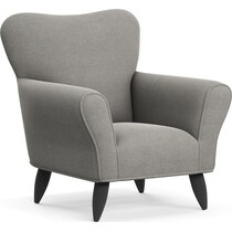 kady gray accent chair   