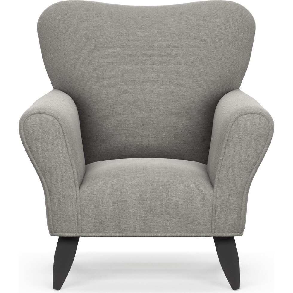 kady gray accent chair   
