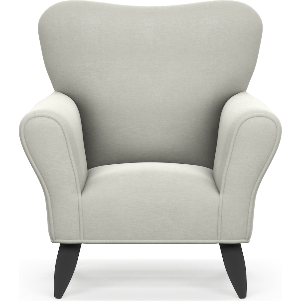 kady gray accent chair   