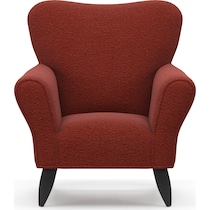 kady red accent chair   