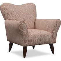 kady red accent chair   