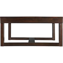 kahlil dark brown coffee table   