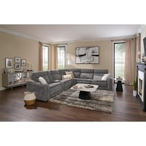 kai black coffee table   