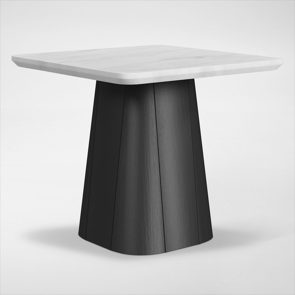 kai black end table   