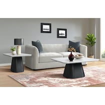 kai black end table   