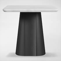 kai black end table   