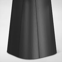 kai black end table   