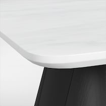 kai black end table   