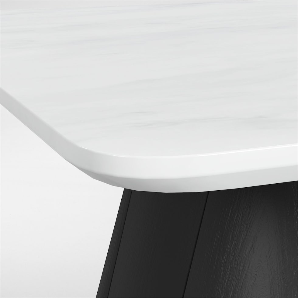 kai black end table   