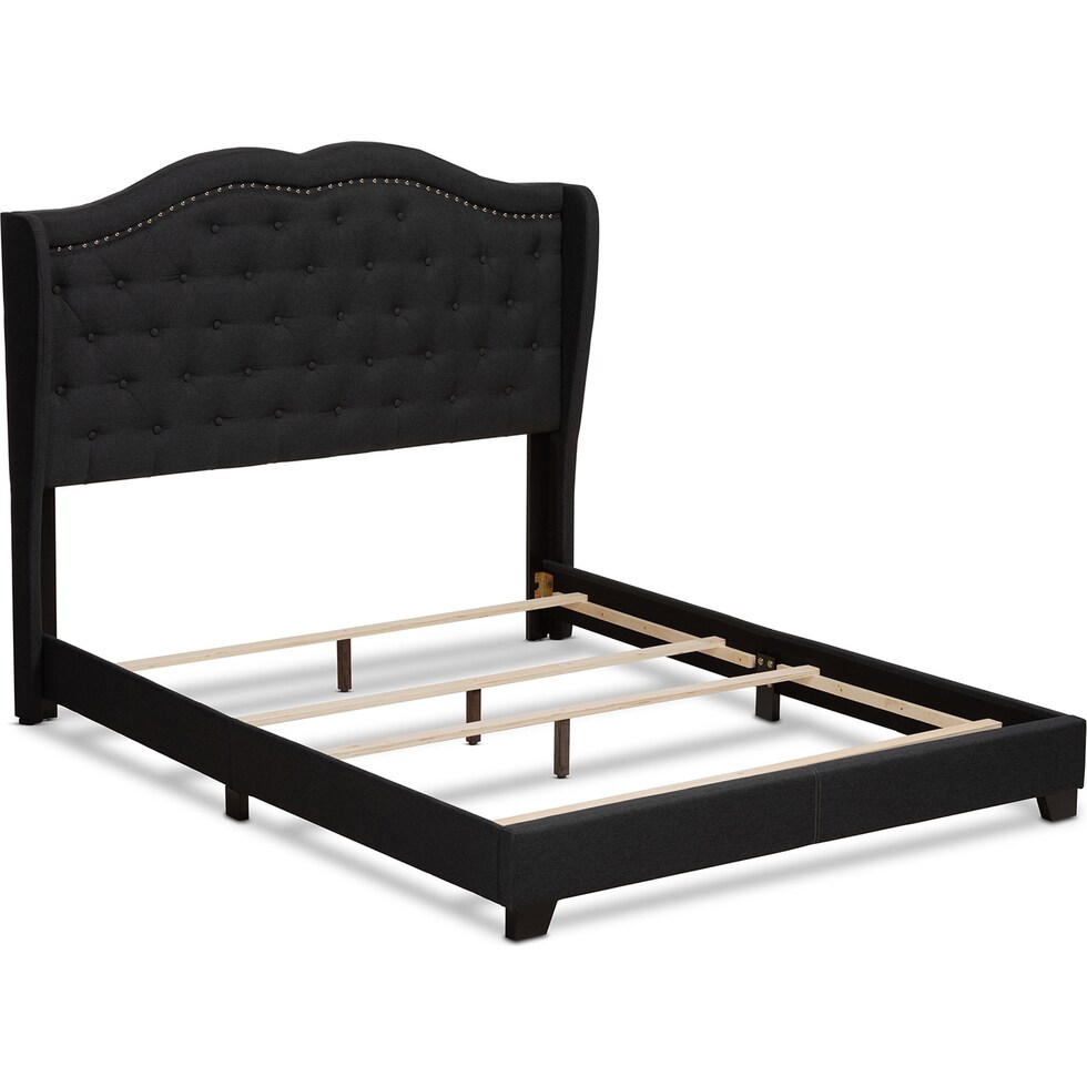 kallie gray full bed   