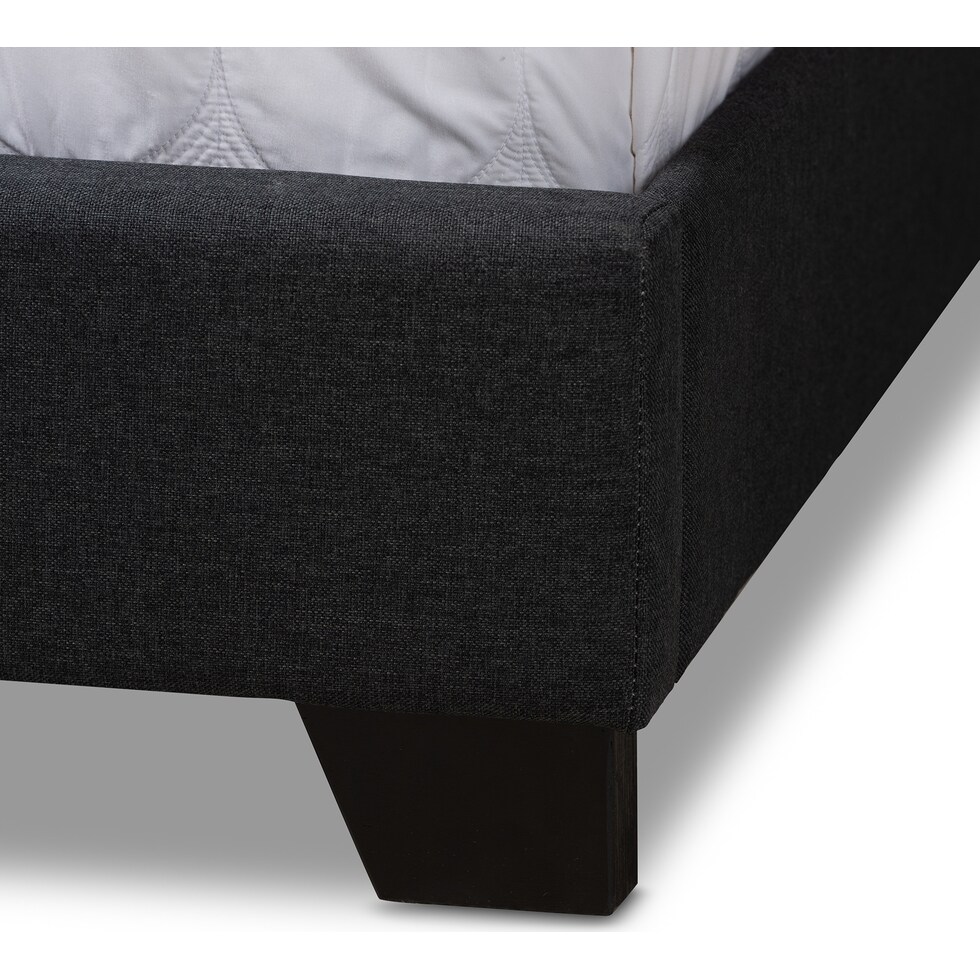 kallie gray full bed   