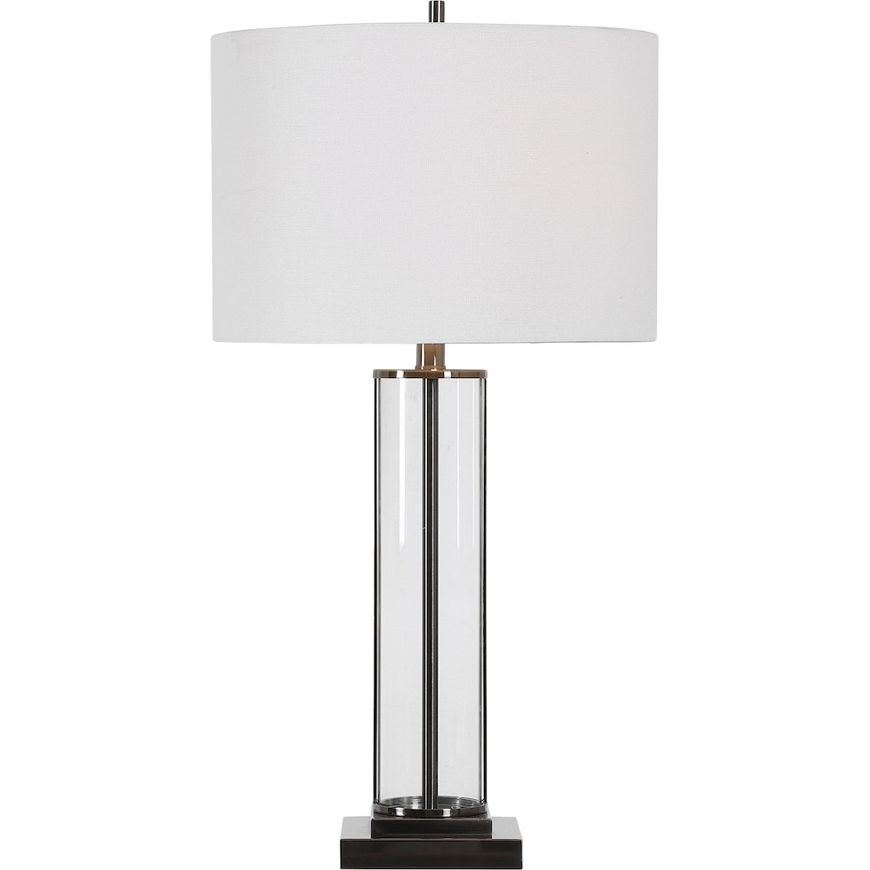 kameron gray table lamp   