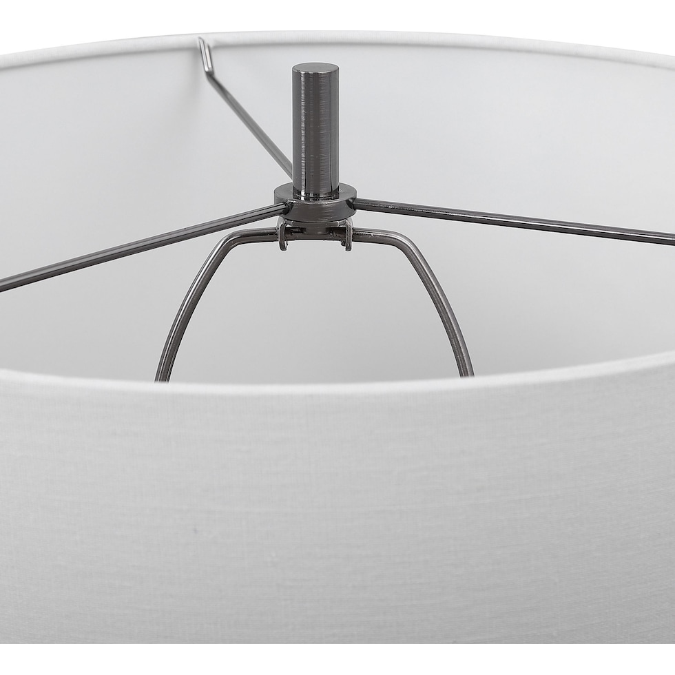 kameron gray table lamp   