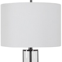 kameron gray table lamp   