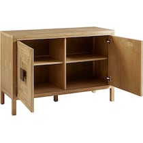 kameron light brown accent cabinet   