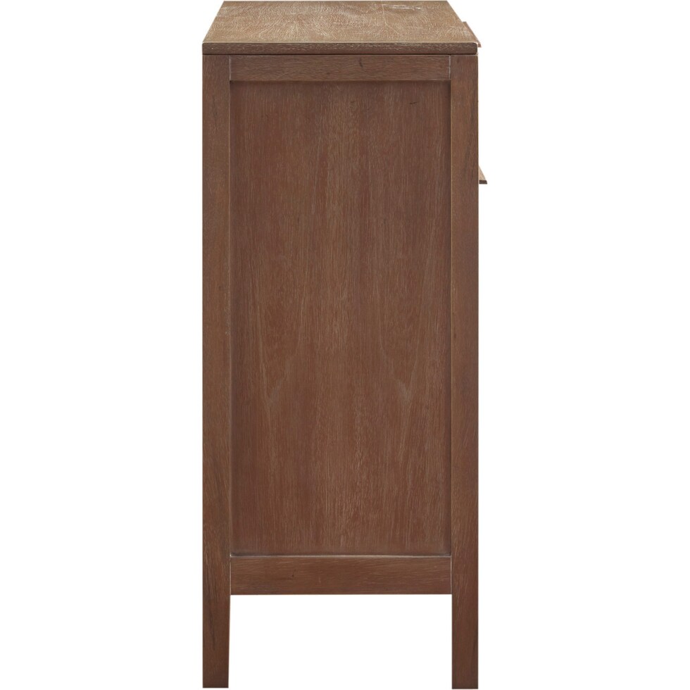 kami light brown accent cabinet   