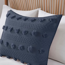 kamila blue full queen bedding set   