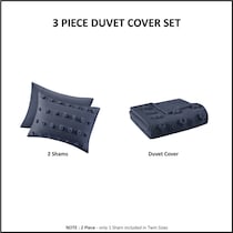 kamila blue full queen bedding set   