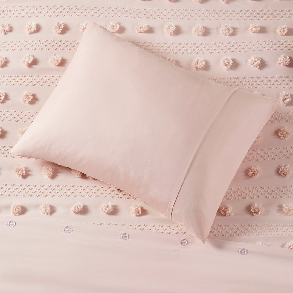 kamila pink twin twin xl bedding set   
