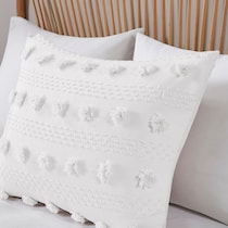kamila white twin twin xl bedding set   