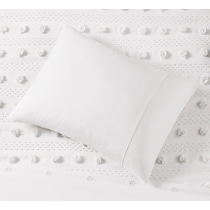 kamila white twin twin xl bedding set   