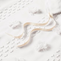 kamila white twin twin xl bedding set   