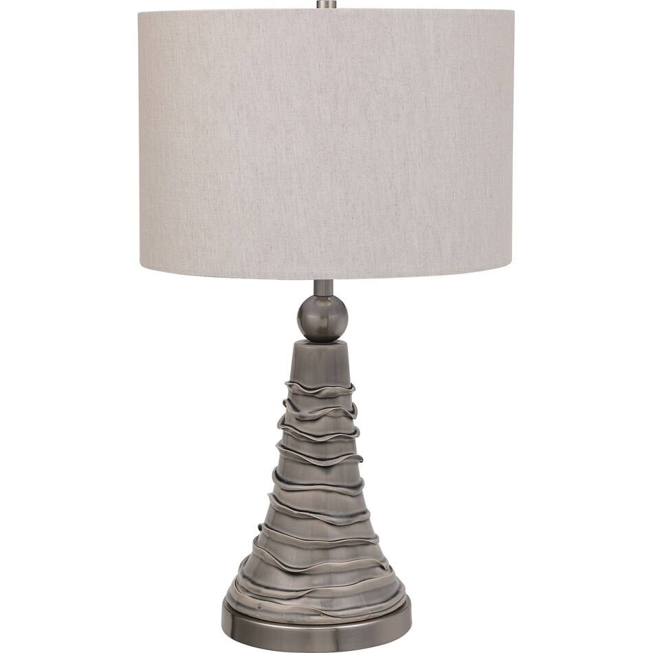 kandi gray table lamp   