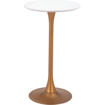 kano white gold dining table   