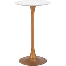 kano white gold dining table   