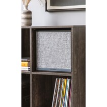 kaplan dark brown bookcase   