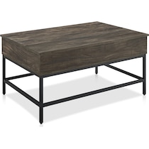 kaplan dark brown coffee table   