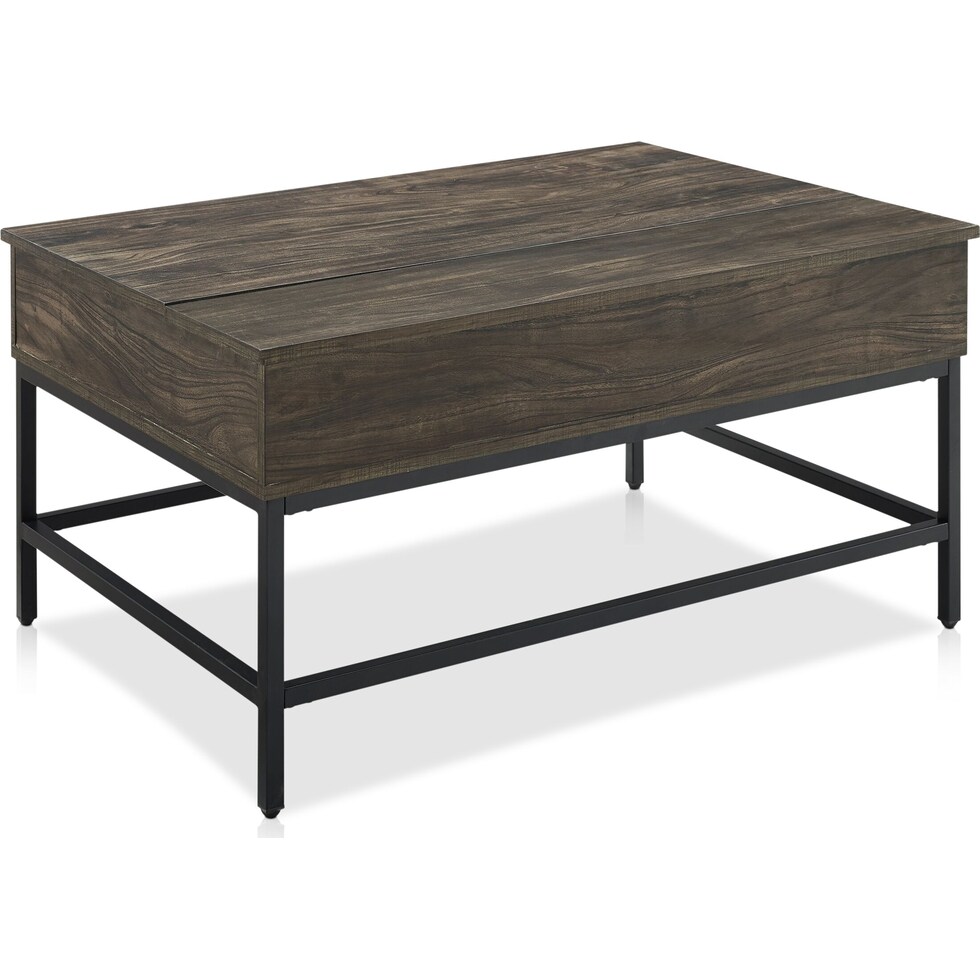 kaplan dark brown coffee table   