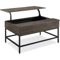 kaplan dark brown coffee table   