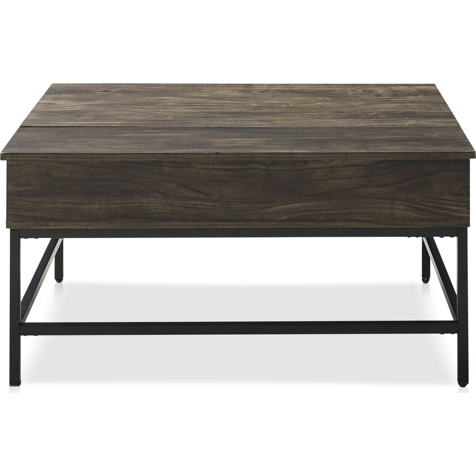 kaplan dark brown coffee table   