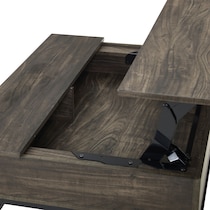 kaplan dark brown coffee table   